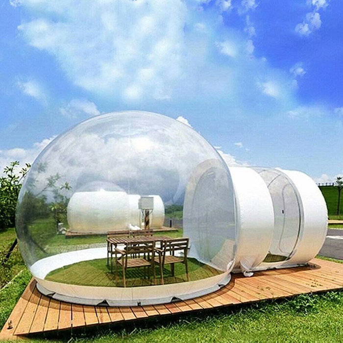 DENYO Inflatable Bubble House Waterproof Outdoor Dome Single Tunnel